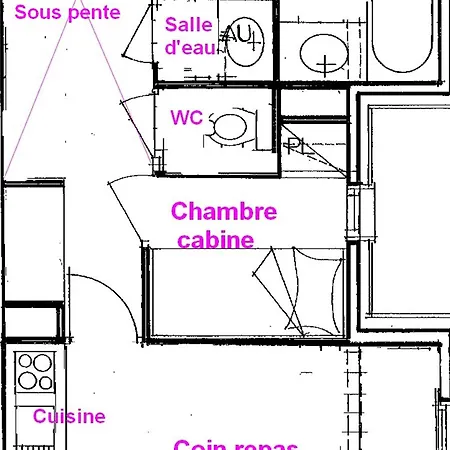 Appartement 3 Pieces, 37M², Magnifique Vue Pistes, Proche Commerces, Hauteluce *